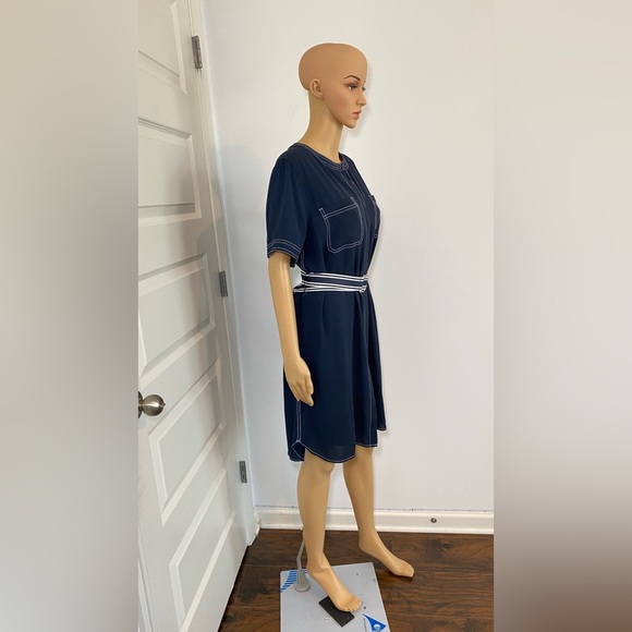 Tommy Hilfiger Blue Dress with Belt - Size 10 - Gently Used - Picture 8 of 12